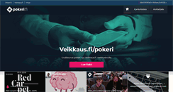 Desktop Screenshot of pokeri.fi