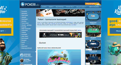 Desktop Screenshot of pokeri.info